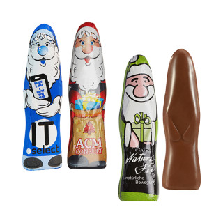 Mini-Schoki-Weihnachtsmännchen
