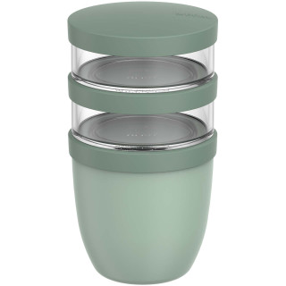 Mepal Ellipse Dreiteiliger, 500 ml + 2 x 200 ml isolierter Lunchpot, salbei