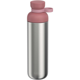 Mepal Vita 900 ml Trinkflasche aus recyceltem Edelstahl (Kohlensäure geeignet), rosa