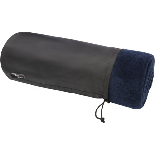 Lily GRS zertifizierte, RPET Decke aus Coral Fleece, dunkelblau