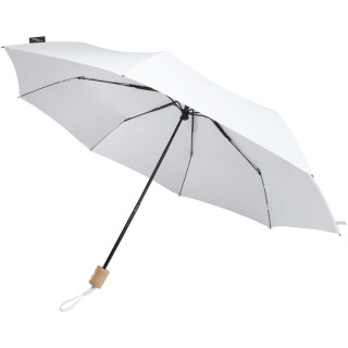 Dane 21" RPET Regenschirm, weiß
