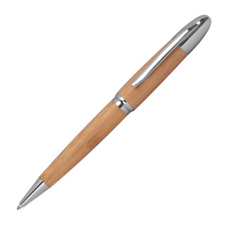 Drehkugelschreiber aus Bambus ELISABETTA, beige