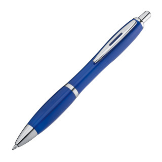 Kunststoffkugelschreiber vollfarbig ERIN, blau
