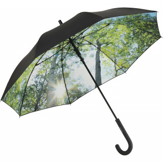 AC-Stockschirm FARE® Nature, schwarz/wald-design