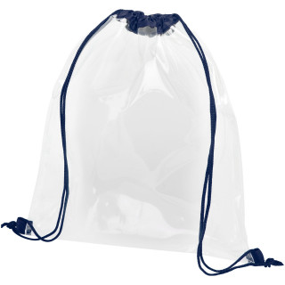 Lancaster Premium Turnbeutel 5L, navy, transparent
