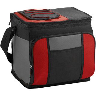 Easy-access Kühltasche für 24 Dosen 18L, rot / schwarz / grau
