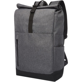 Hoss 15,6" Rolltop Laptop-Rucksack 12L, heather grau / schwarz