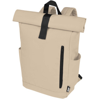 Byron 15,6" GRS RPET Roll-Top Rucksack 18 L, hafer