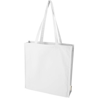 Florida 270 g/m² Tragetasche mit Seitenfalten 14L, weiss