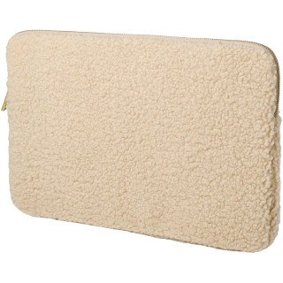 Bear 13" GRS-recycelte Sherpa Laptophülle 2 L, natur