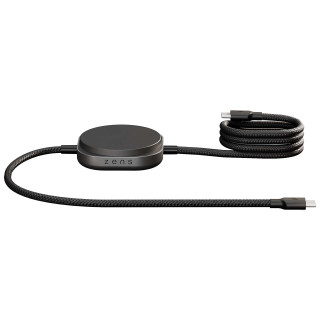 Zens Pro 2 140 W, USB-C, 2 in 1 Ladekabel, schwarz