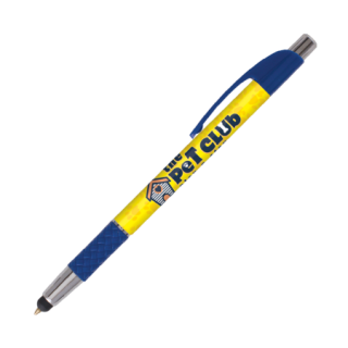 DIA Kugelschreiber Stylus mit Griffzone, dunkelblau, inkl. Digitaldruck