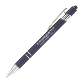 GARDEN Stylus Soft Touch Kugelschreiber, dunkelblau, inkl. Lasergravur