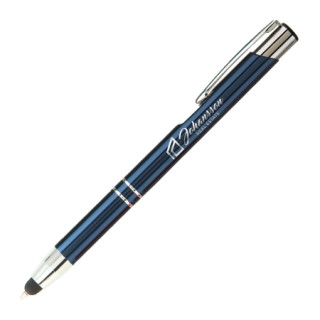 SAMANA Stylus Kugelschreiber shiny, dunkelblau, inkl. Lasergravur
