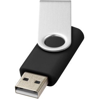Rotate-Basic 4 GB USB-Stick, schwarz / silber, 4 GB