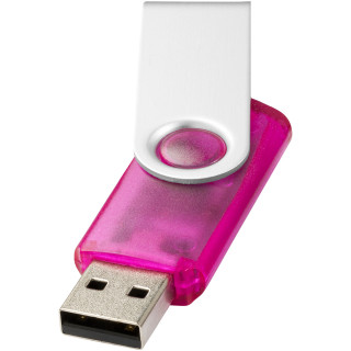 Rotate-Translucent 4 GB USB-Stick, magenta, 4 GB
