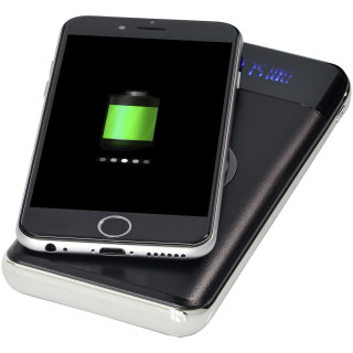 Constant 10000 mAh kabellose Powerbank mit LED, schwarz