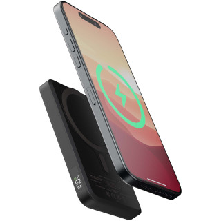 Xtorm FS5W051 5000 mAh magnetische kabellose Powerbank, schwarz