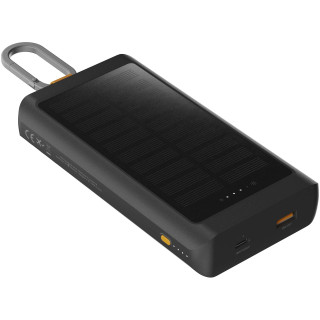 Xtorm XG2S101 Go2 10.000 mAh 15W Solar Powerbank mit Lampe, kohle