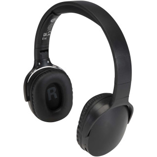 Ancha Over-Ear Wireless Bluetooth® Headset aus recyceltem Kunststoff, schwarz