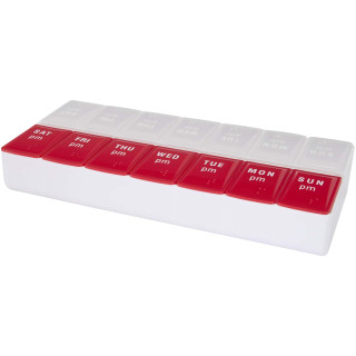 Cycle 7 Tage Tabletten Box für morgens und abends, rot