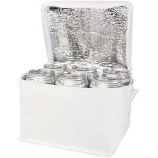 Spectrum Kühltasche aus recyceltem GRS Non Woven für 6 Dosen 4 L, weiß