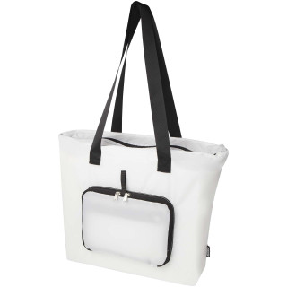 EcoFold faltbare RPET Tragetasche 16 L, weiß