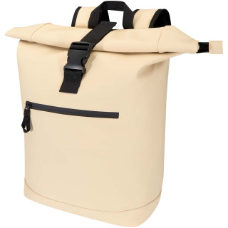 Resi Plus 15" GRS-recycelter Rolltop Rucksack 18 L , hafer