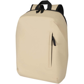 Resi Plus 15" GRS recycelter diebstahlsicherer Rucksack 18L, oatmeal