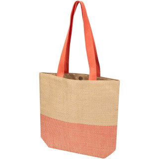 Rhythm Strohpapier Tragetasche, 10 l, ziegelstein
