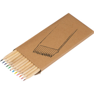 12 teiliges Buntstiftset MATEO, beige