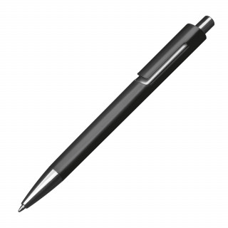 Kugelschreiber mit silbernen Applikationen, schwarz