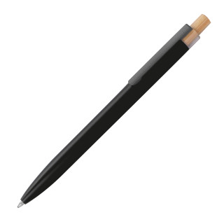 Kugelschreiber aus recyceltem Aluminium, schwarz
