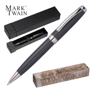Mark Twain Drehkugelschreiber, schwarz
