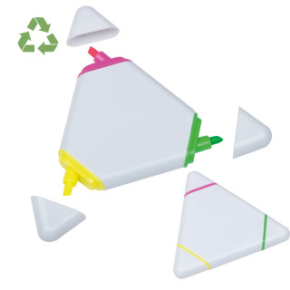 Textmarker Dreieck VICTOR, weiss