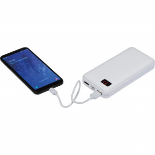 Powerbank 20.000mAh Cracow, weiss