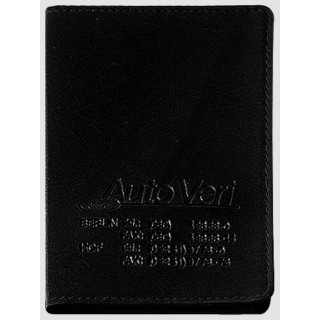 CreativDesign® Ausweistasche "LefastoffOffenkantig", schwarz