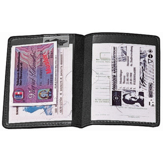 CreativDesign® Ausweistasche "Paper Label 2", schwarz
