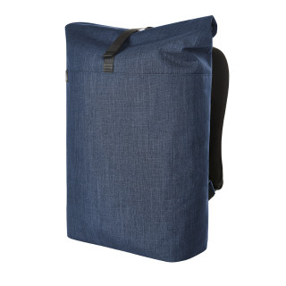 HALFAR® Notebook-Rollrucksack EUROPE, blau meliert