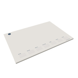 Schreibunterlage "Classic Green" DIN A2, 1-farbig, Offsetdruck (Inhalt)