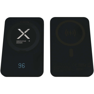 SCX.design P28 5000 mAh Powerbank mit Klappring, schwarz