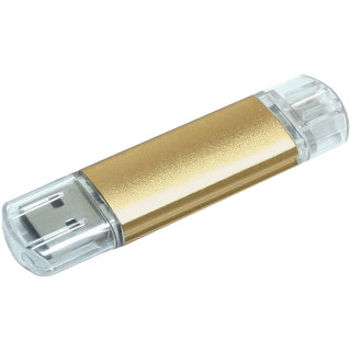 Silicon Valley On-the-Go USB-Stick, gold, 1GB