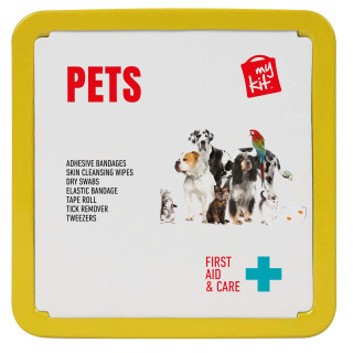 MyKit Erste Hilfe Set für Haustiere, gelb