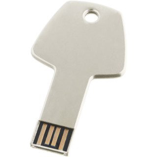 USB-Stick Schlüssel, silber, 16GB