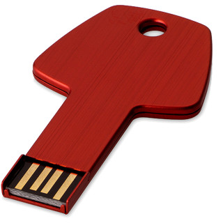USB-Stick Schlüssel, rot, 1GB
