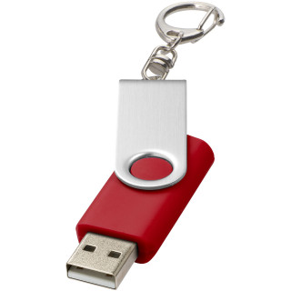 Rotate mit Schlüsselanhänger USB-Stick, rot, 1GB