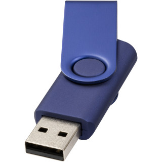 Rotate Metallic USB-Stick, blau, 1GB