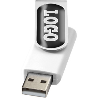 Rotate Doming USB-Stick, weiss, 1GB