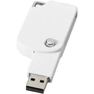 Swivel Square USB-Stick, weiss, 1GB