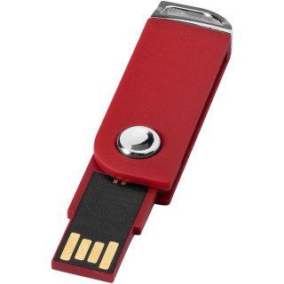 Swivel Rectangular USB-Stick, rot, 1GB